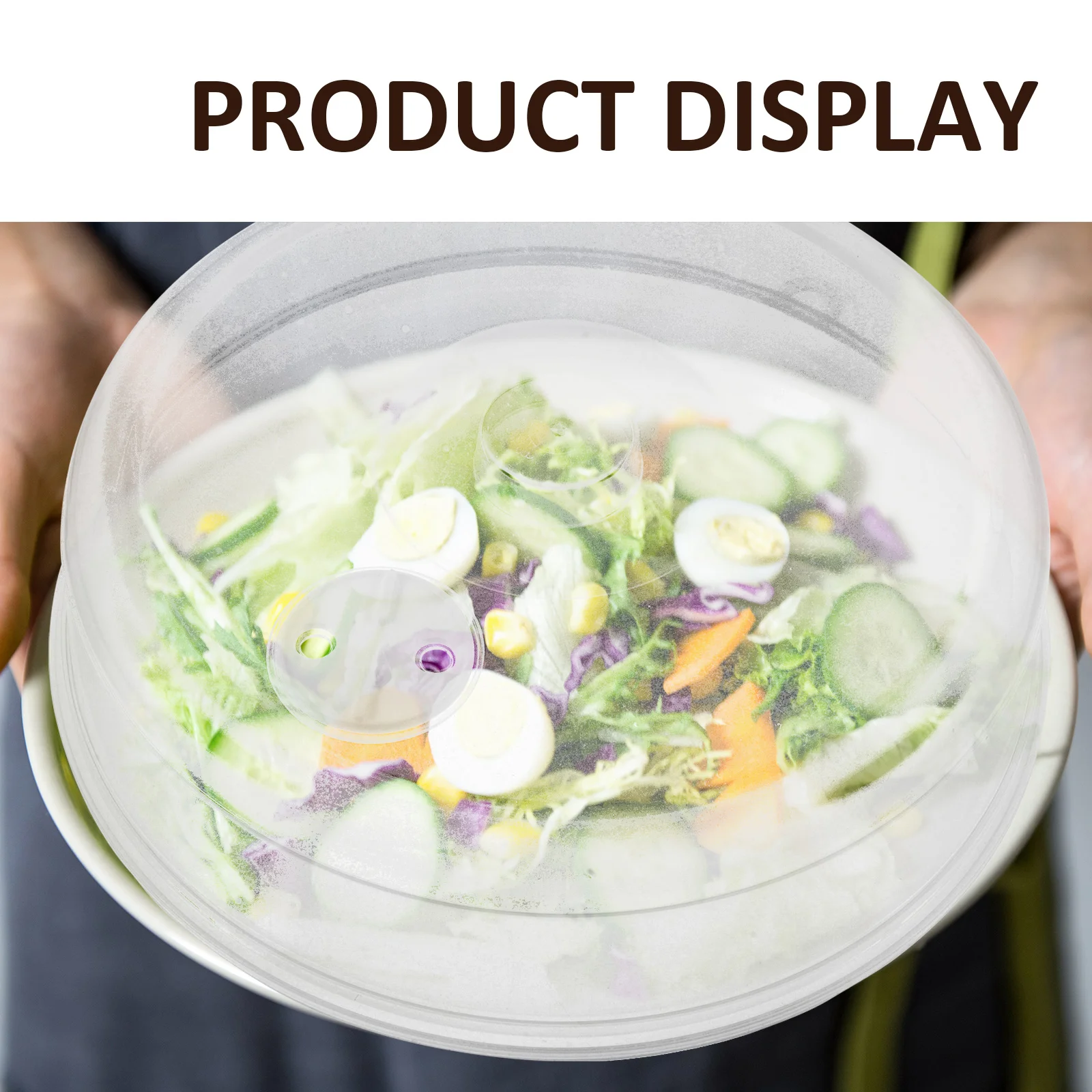 

2pcs Food Cover Oil-proof Vegetable Cover Dome Lid Insect Proof Bug Mosquito Protection Clear Insulation Covers Cake Pan
