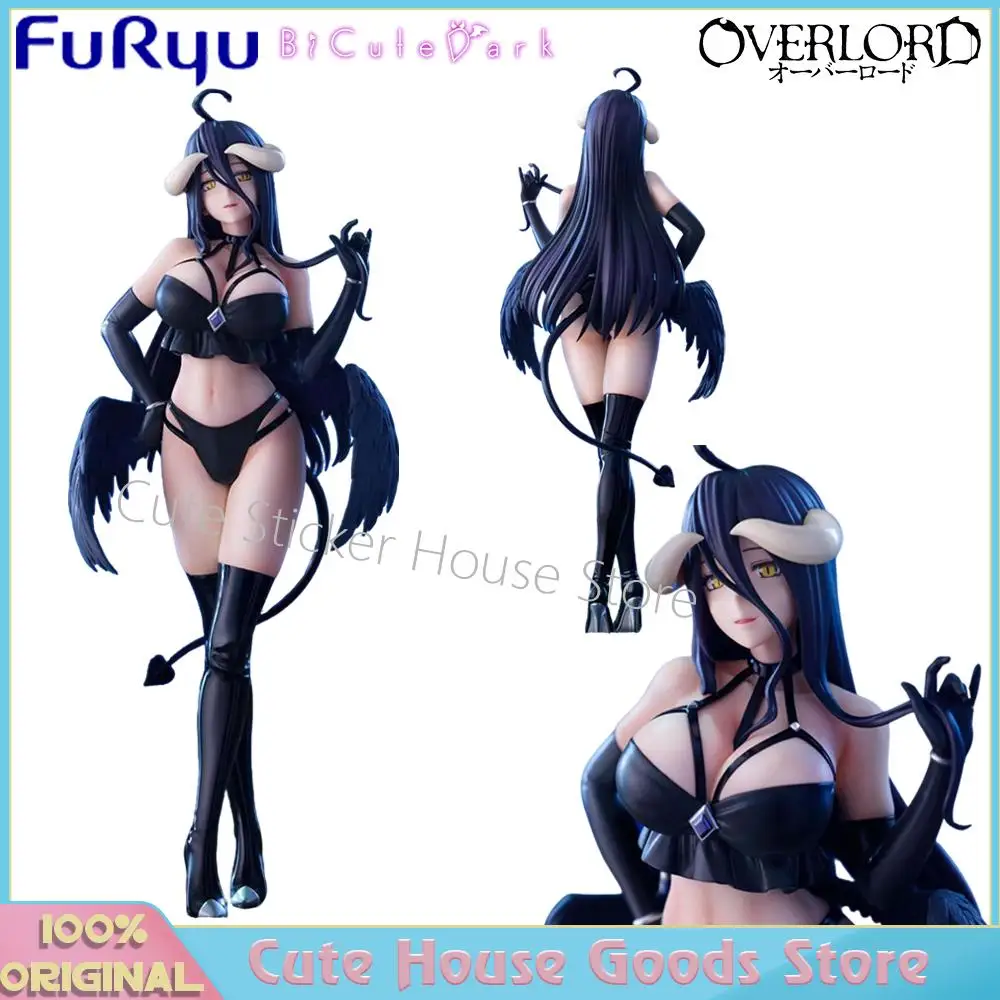 

[В наличии] оригинальные Furyu Bicute Dark Overlord Albedo 26 см Demon Succubus Beauty Girls фигурки украшения подарки для фанатов модели
