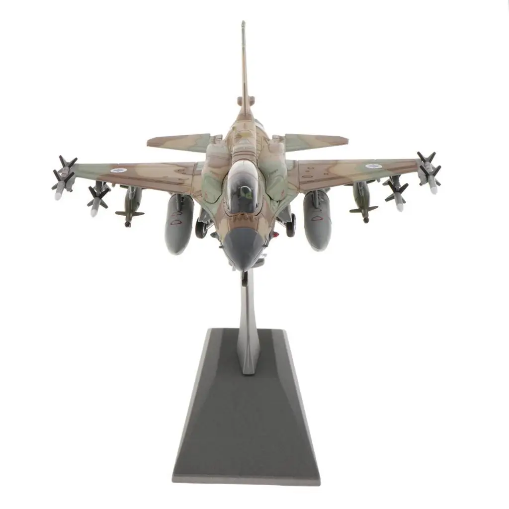 1:72 F-16I Fighting Falcon Model Diecast Metal Model with Detachable Display Stand Collections