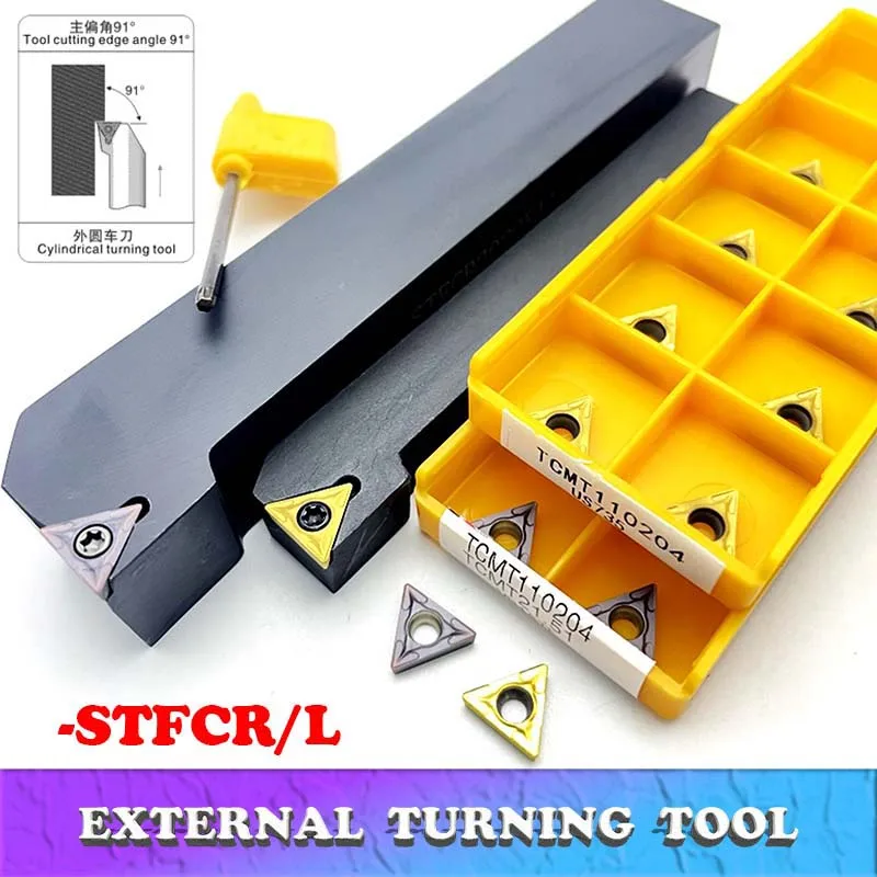 STFCR STFCR1212H11 STFCR1616H11 STFCR1616H11 STFCR2020K11 STFCR2020 STFCL External Turning Tool CNC Lathe Cutter For TCMT110204