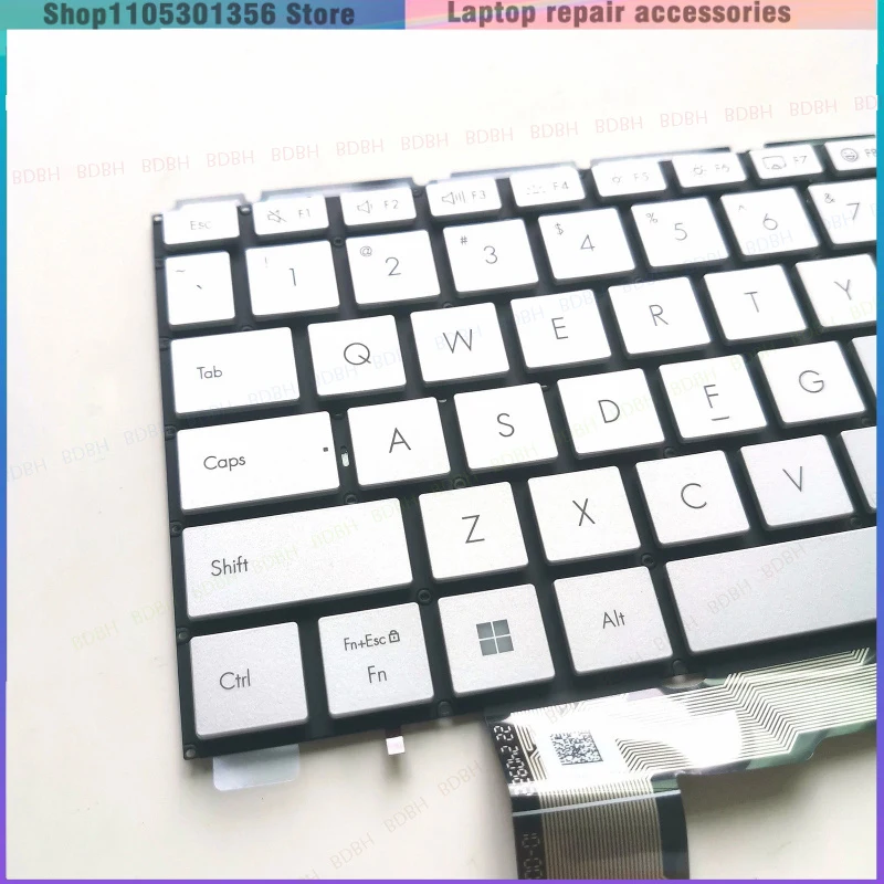 New Internal US Backlit Keyboard For ASUS Vivobook S14 S3407 S3407Q M3407 Laptop