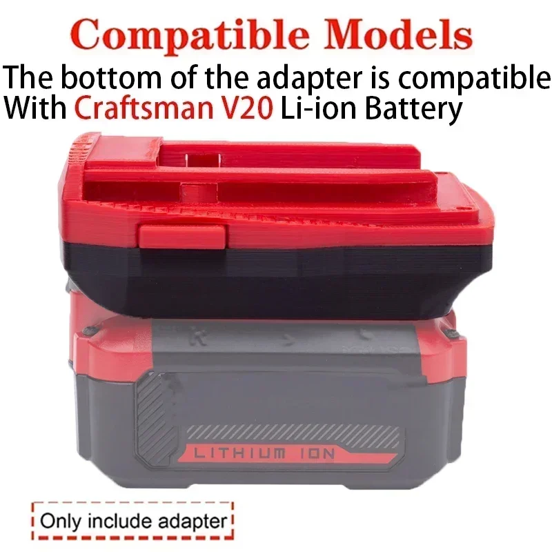 Adapter/Converter for Hilti 22V B22 CPC Li-Ion Tool Converts To Craftsman V20 Li-Ion Battery Adapter Power Tool  Accessory