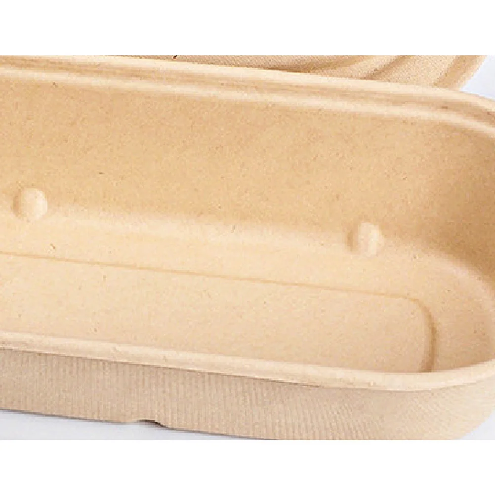

10 Pcs Environmentally Friendly Meal Box Container Prep Containers Paper Food Disposable