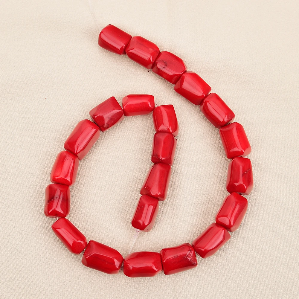 APDGG AA+ Natural Freedom Red Coral Irregular Nugget Loose Beads 15.5'' Strands Jewelry Making DIY view 4