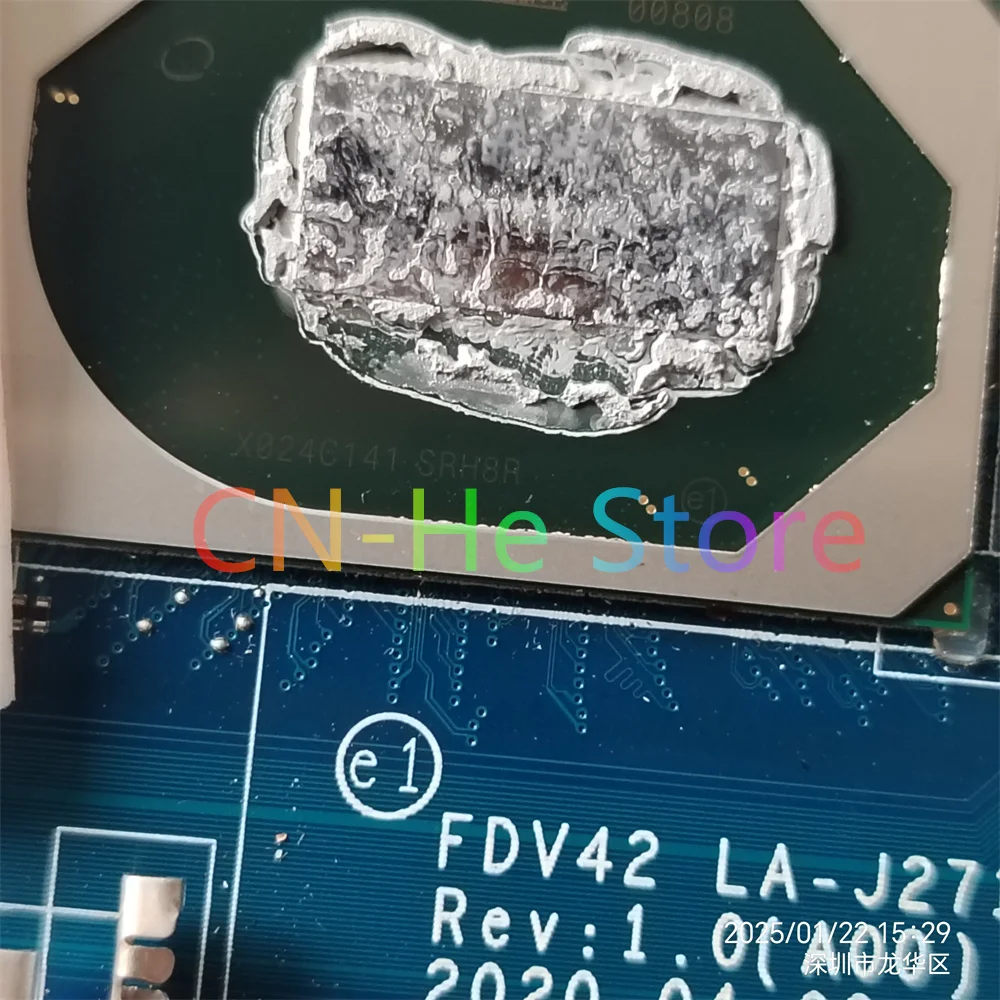 Original LA-J272P For Dell Latitude 5411 Laptop Motherboard CPU i5 i7 GPU MX250 CN-07T3FK 03NGP6 Fast Shipping