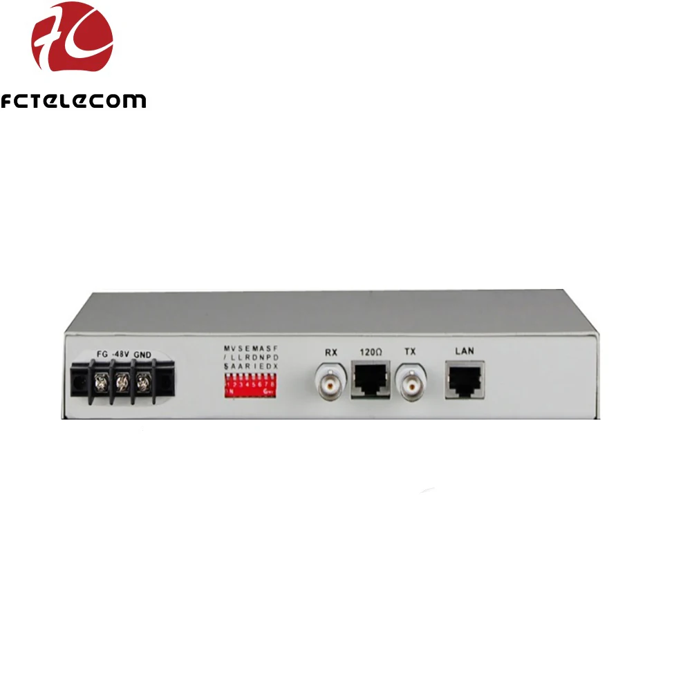 Convertidor de E1-FE de puente Ethernet de autoaprendizaje a precio barato, convertidor de protocolo de tamaño de escritorio de tamaño 1U de 19 pulgadas