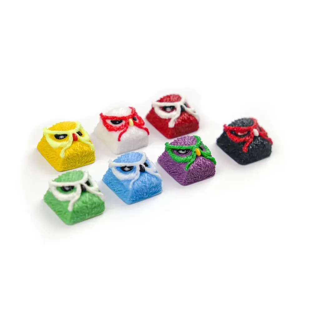 

New DIY resin owl keycap Personal customized animal keyboard single computer key TTC cherry g axis cross keycap festival gift