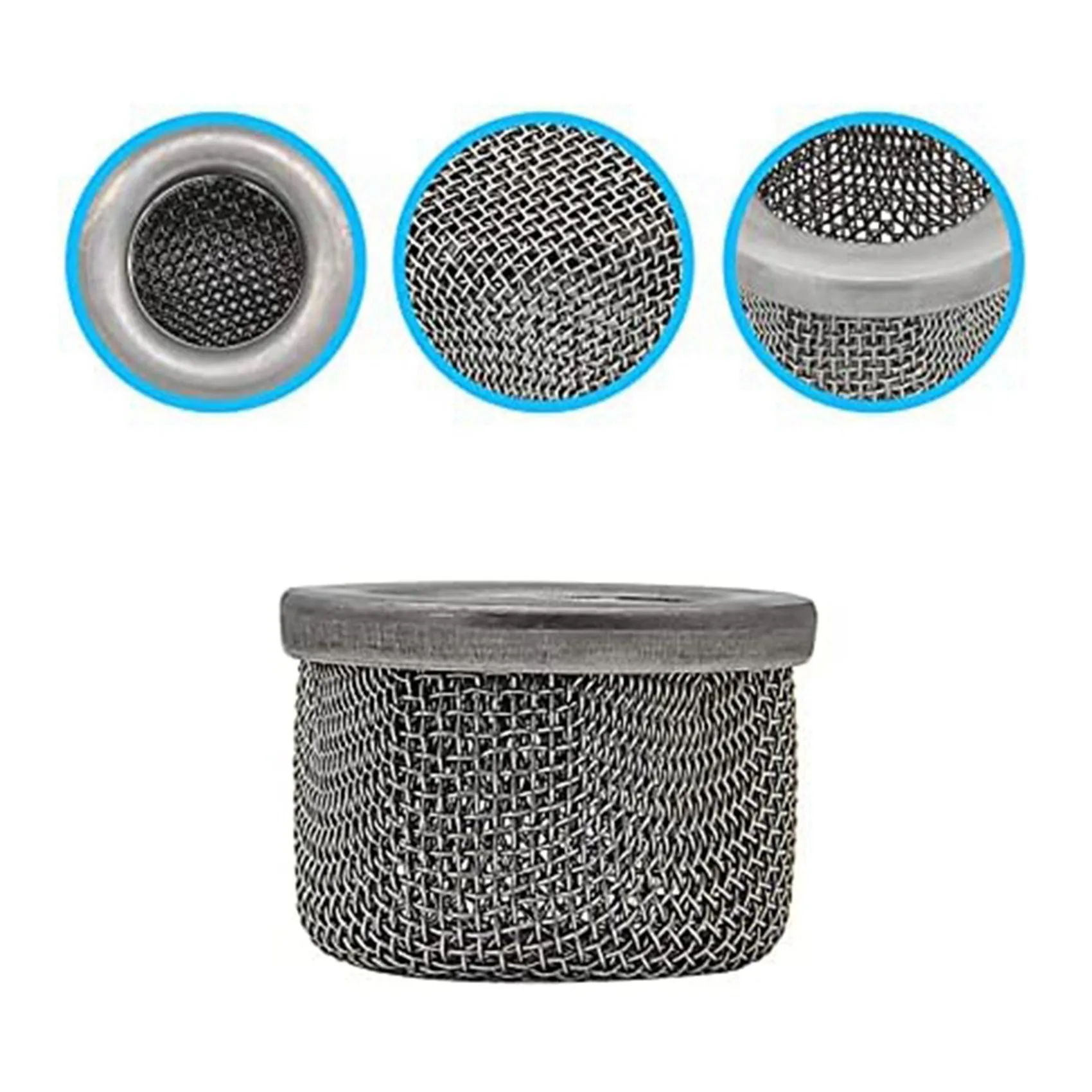 B03C-2X 181072 Or 181-072 Inlet Strainer Screen Filter With 1In NPT Thread For 795 1095 Airless Paint Sprayer Suction Hose