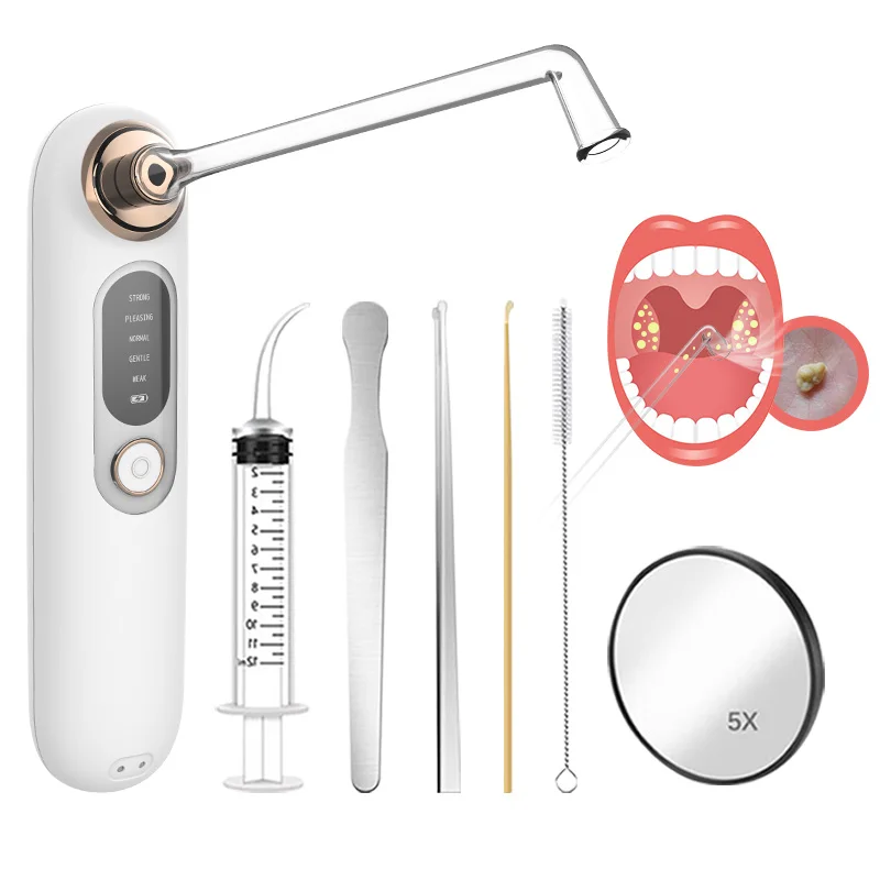 

STLF Selling Vacuum Electronic Tonsil Stone Removal Safe and Effective Oral Care Tool Rinse Professional Tonsil Stone Remover