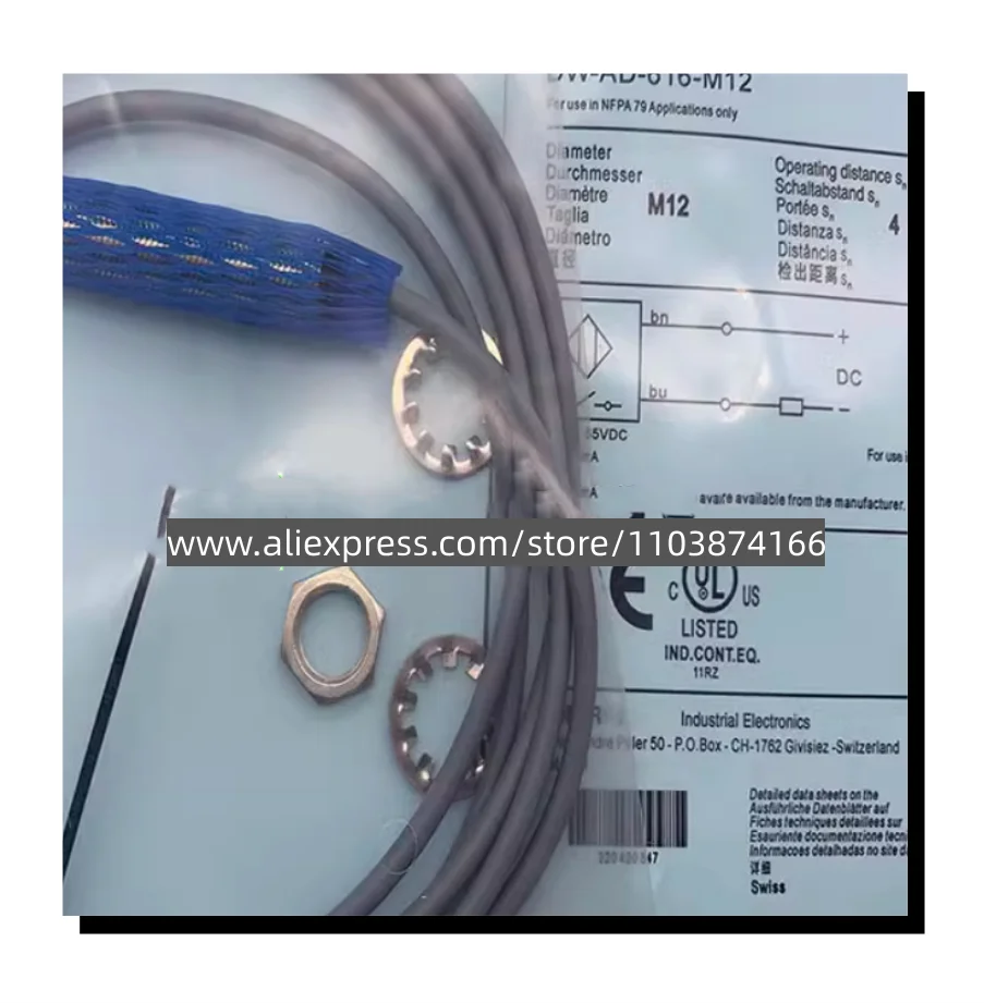 3PCS New proximity switch DW-AD-613-M18-120 DW-AD-616-M12 DW-AD-611-M18-120 DW-AD-612-M18-120