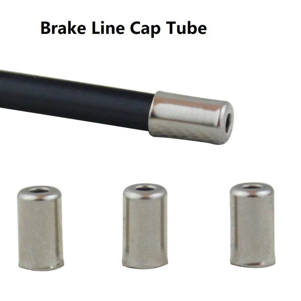 50–1000 Stück MTB 5 mm Bremskabel-Endkappe, Kupfer-Bremskabelgehäuse, Zwinge, Endkappe, Fahrradkabel-Endabdeckung, passend für Brems- und Schaltkabel – Detail 4