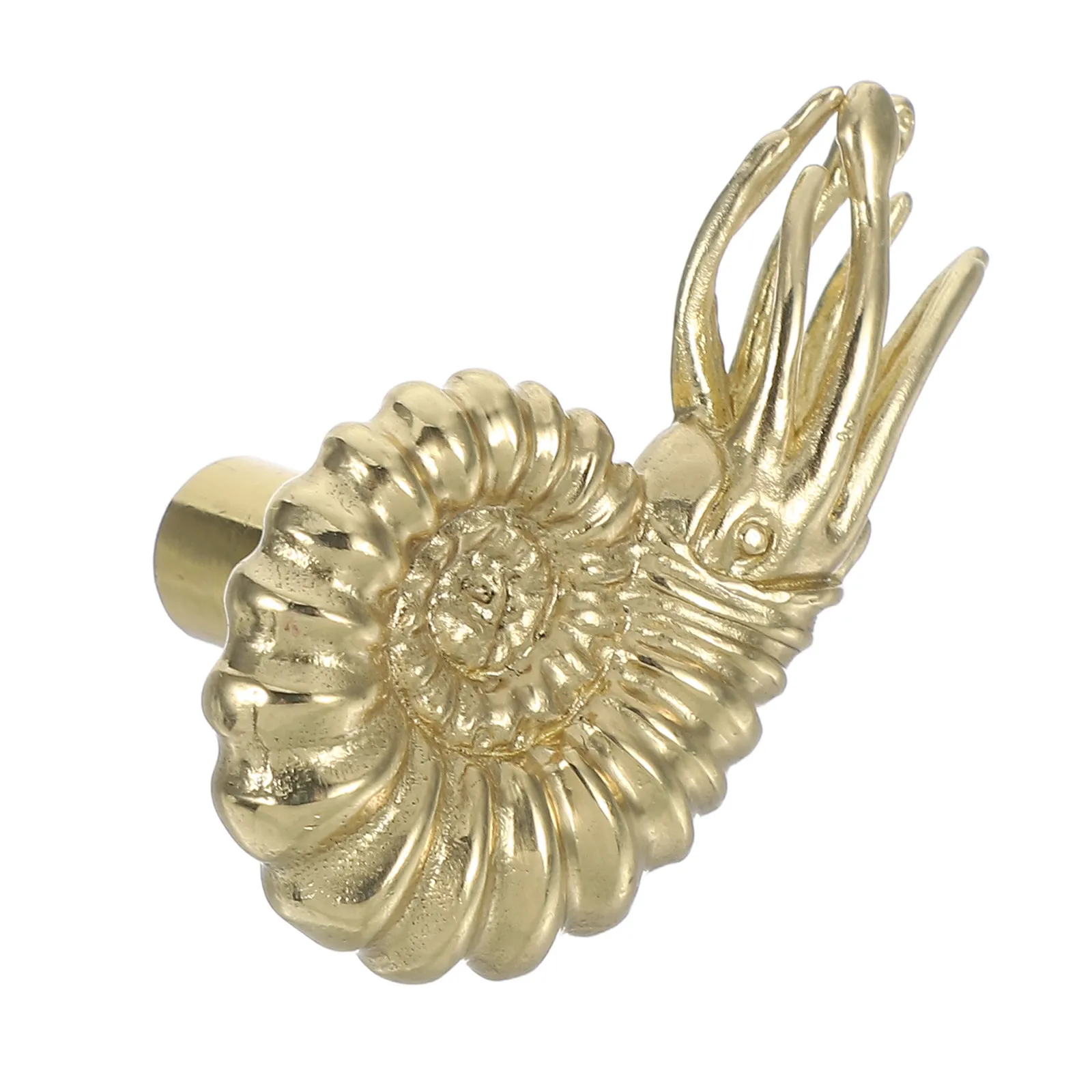 

Solid Brass Vintage Nautilus Drawer Knob Brass Cabinet Pull for Dresser Bedside Storage Furniture Handle Drawer Handles