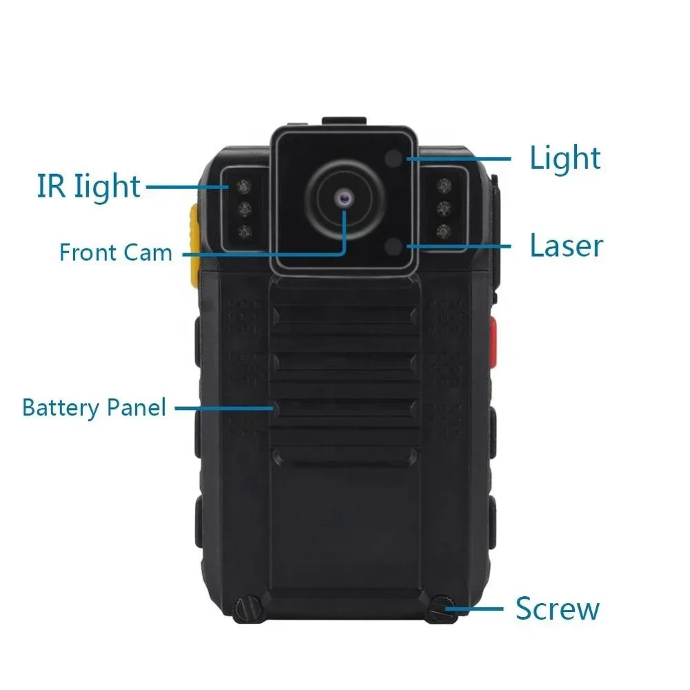 3G 4G LTE Body  Built in 32GB Body Worn  with GPS positioning tracking law enforcement