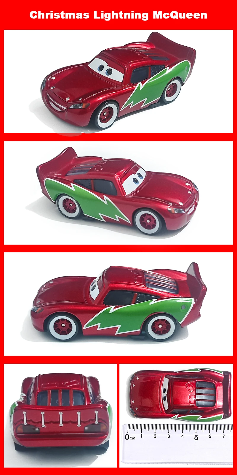 Pixar Cars Piston Cup Racer 43 Strip Weathers 1/55 Modell aus Metalldruckguss, Dinoco Car King Racing Toys, Kindergeschenke – Detail 26