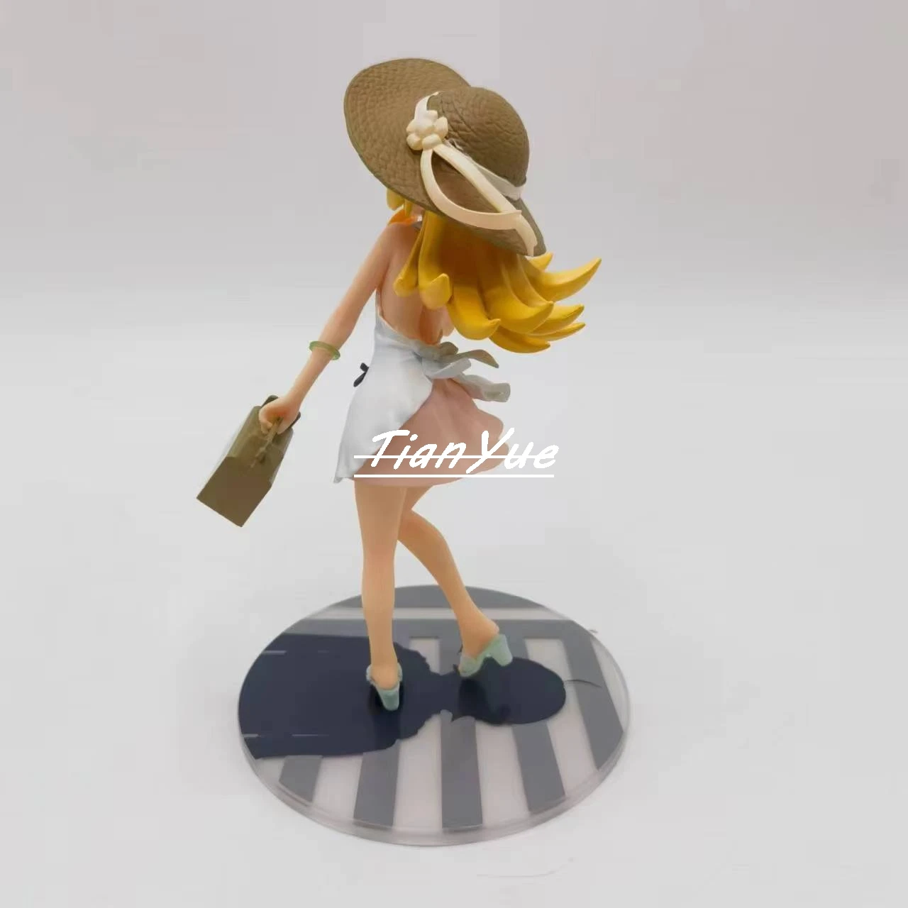 Anime Oshino Shinobu Donuts version Action Figure Model Toy 19cm