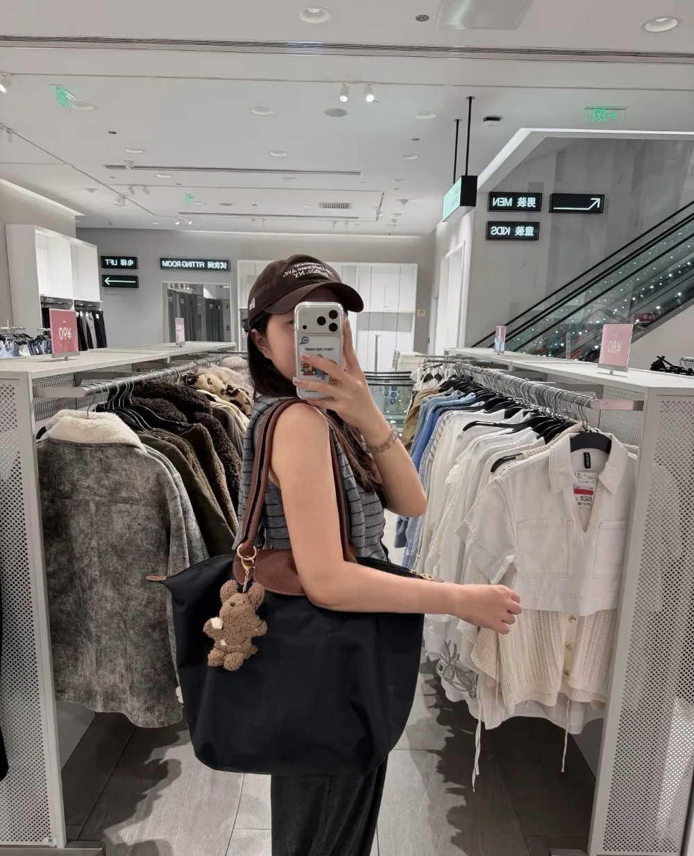 Nuova Borsa a Spalla da Donna 2026 Grande Capacità Stile Y2K Leggera Impermeabile Borsa a Mano Tote