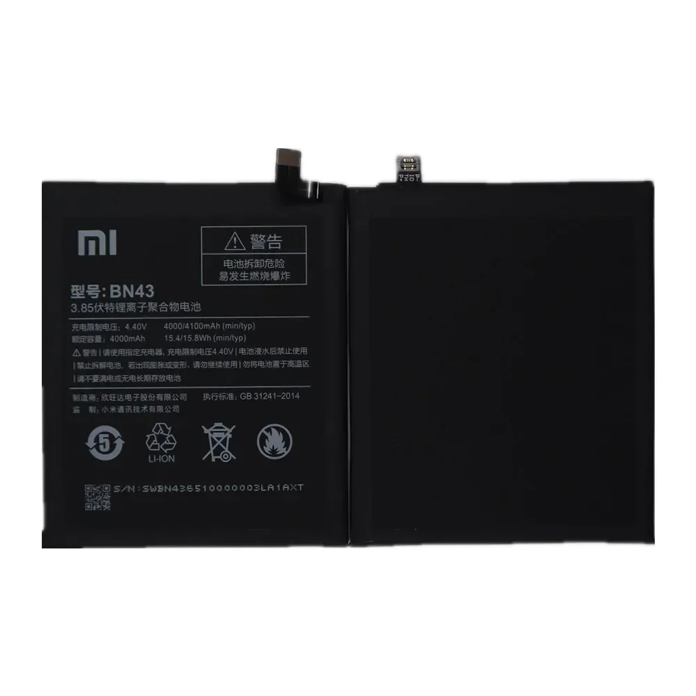 Original Battery For Xiaomi Redmi Note K40 K30 K20 Mi Mix 4 4X 11 11T 10 10T 10X 9 9T Pro Lite Ultra 8 8T 7 POCO X3 M3 F3 F2 Pro