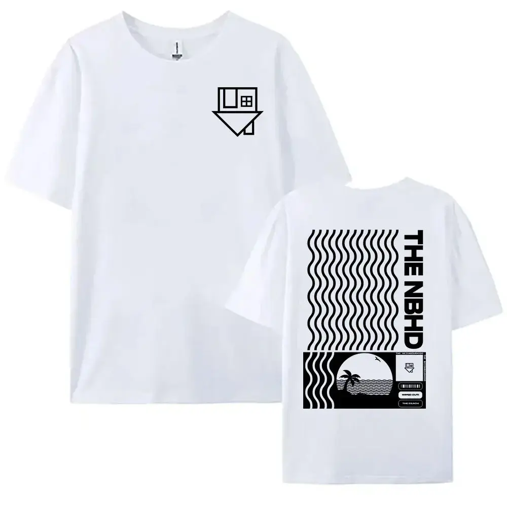 The Neighbourhood NBHD Band T-shirt Wiped Out Album Printing Tshirts Quality Summer Y2k T Shirt Casual Loose Clothes Unisex