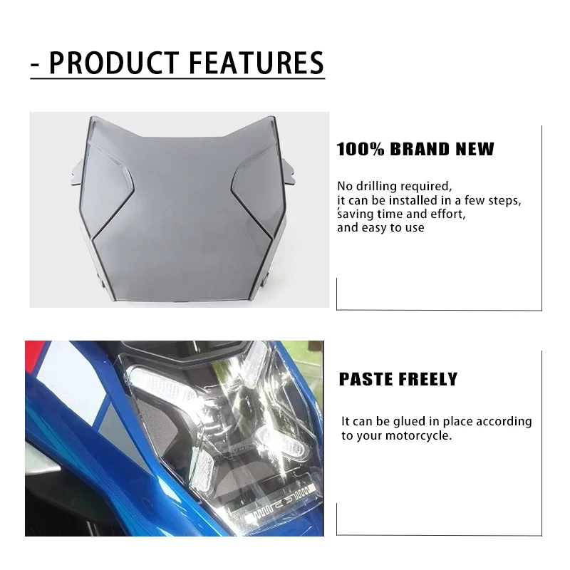 Para Bmw R 1300 GS R1300GS r1300gs R1300 GS 2023 2024 2025 nuevos accesorios de motocicleta Protector de faro Kit de cubierta de lente