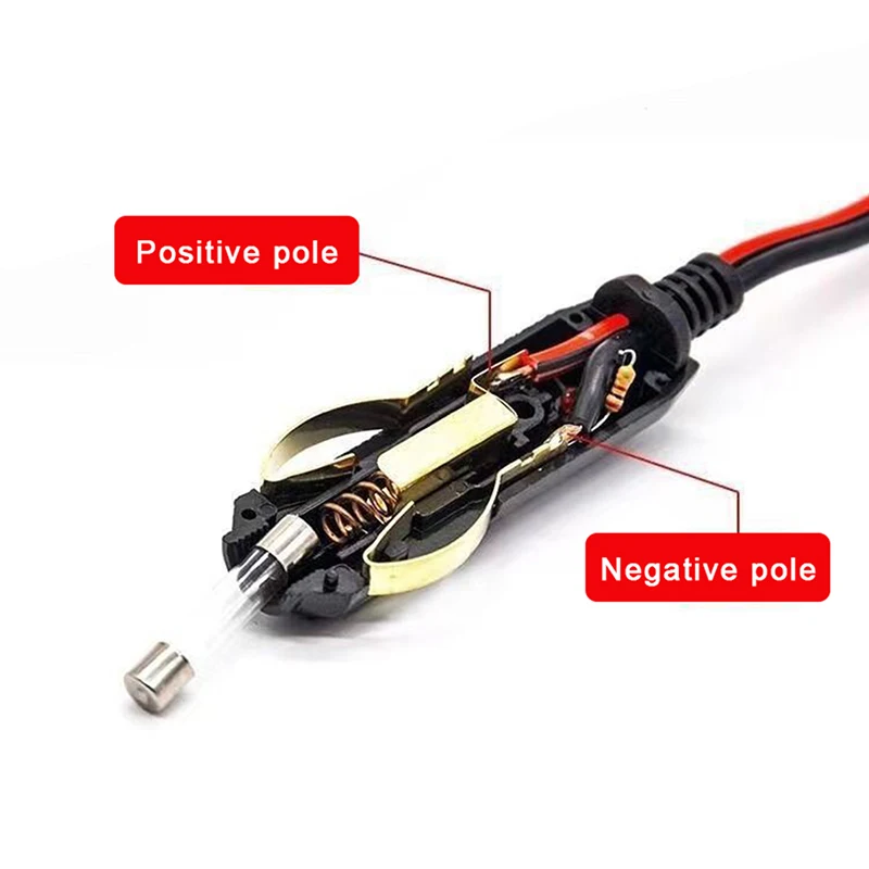 Auto 20A Male Car Cigarette Lighter LED Socket Plug Connector Adapter Sigaretten Aansteker Auto Copper Wire High-power 12V 24V