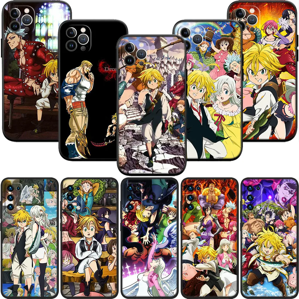 BF91 S-Seven D-Deadly Sin Funda de teléfono suave para iPhone SE X XS XR 11 16E 17 Pro Max Air 8 7 6 6s Plus