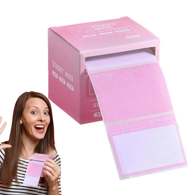 Pop-up Sticky Notes 256 Sheets Small Note Pads For Kids Pull-out Type Cute Writing Notes Paper Small Notes Teacher Must-Haves