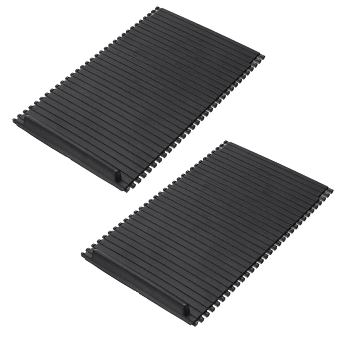 

2Pcs Car Inner Centre Console Water Cup Rack Roller Blind Cover Trim 51168408026 51168402941 for X5 E53 1999-2006