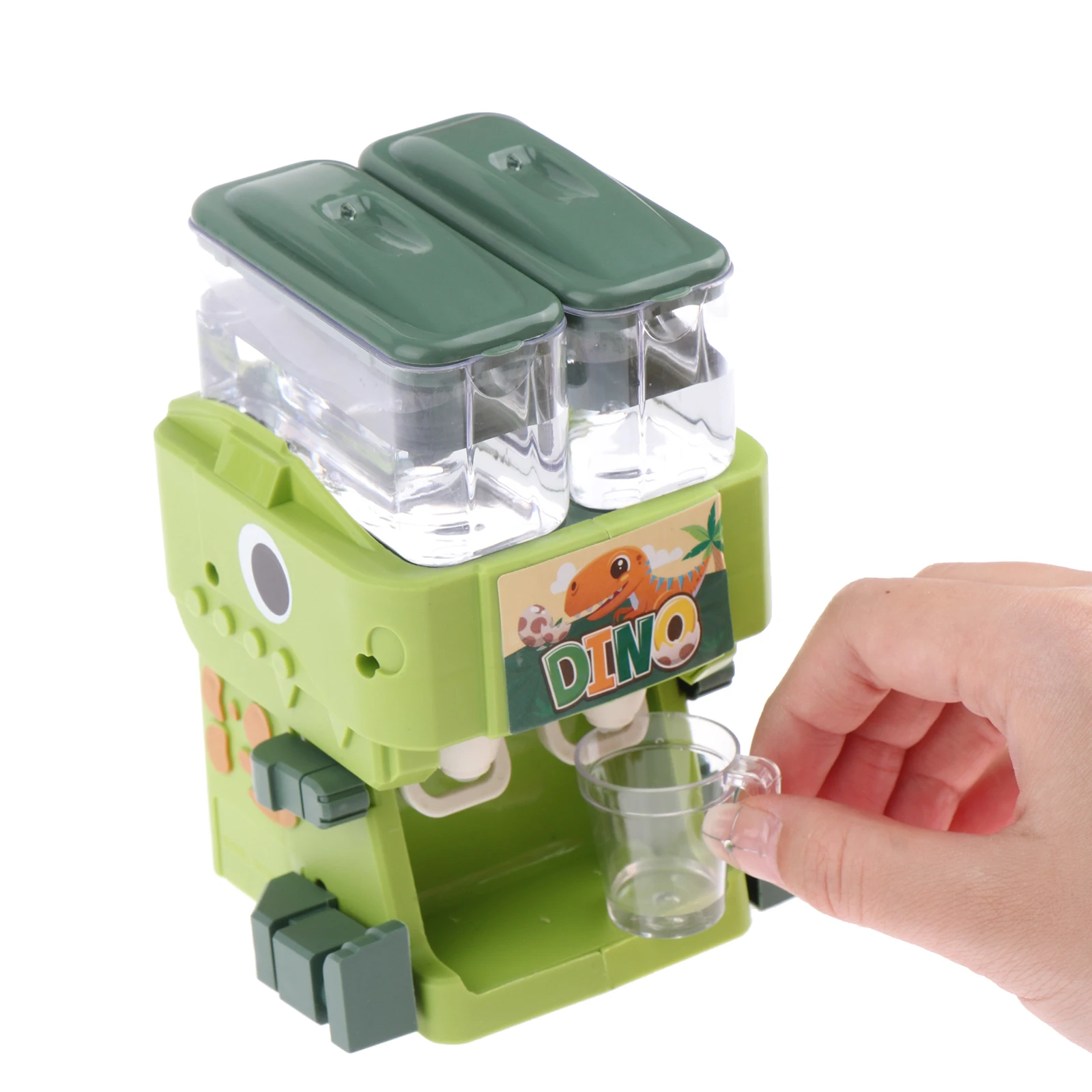 Cartoon Dinosaur Water Dispenser Toy Cute Water Juice Milk Drinking Fountain Simulation Kitchen Toy Drink Machine Toys For Kids