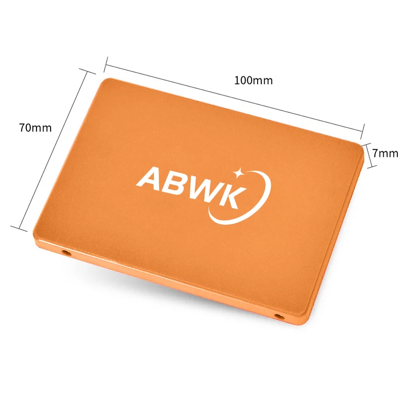 ABWK-Disque dur interne SSD 2.5 SATA3 pour ordinateur de bureau, avec capacité de 1 To, 2 To, 512 Go, 480 Go, 240 Go, 120 Go, 256 Go