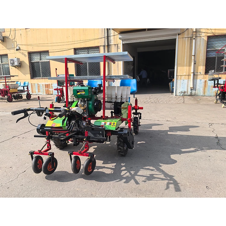 2025 TENGAO نوع جديد آلة زرع البصل التلقائي زارع الخضروات زارع الفلفل زارع الطماطم زارع البصل