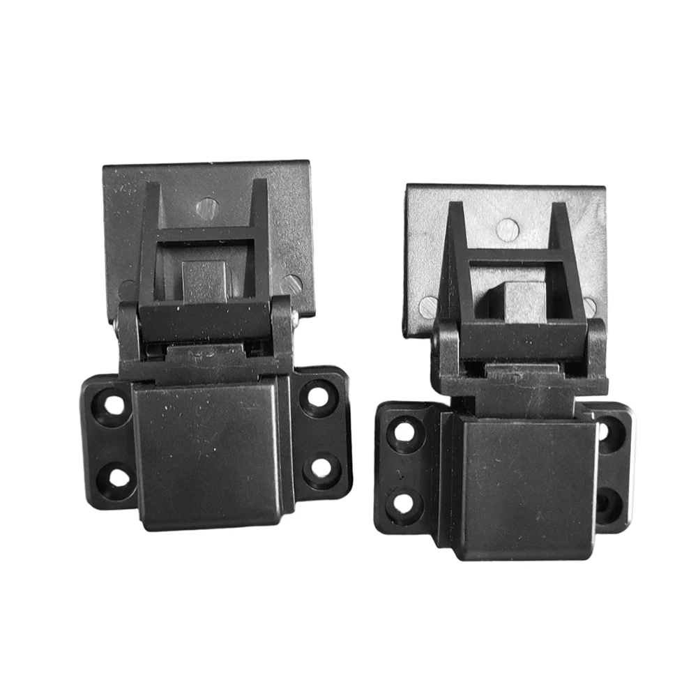 Vinyl Player Lid Hinge Black Plastic Hinge for Turntable Cover Mounting Compatible with Multiple Brands and Factors