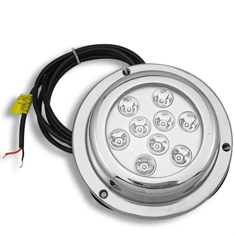 

SSTT ZY OEM IP 68 RGB 27W (9*3W) Led Under Water Fishing Lights IP68 Led Underwater Boat Lighting RGB 27W