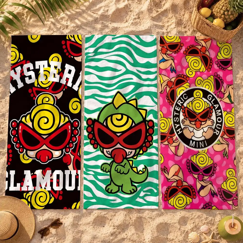 Fashion H-Hysteric Brand M-Mini-S Towel Microfiber Thin Lightweight Absorbent Quick Dry For Beach Swimming Bath Sports Travel