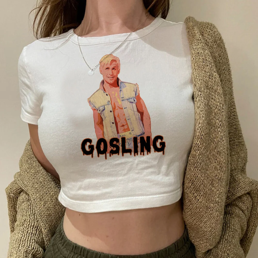 Ryan Gosling vintage fairy grunge  crop top Woman fairy grunge  vintage graphic  90s clothes crop top