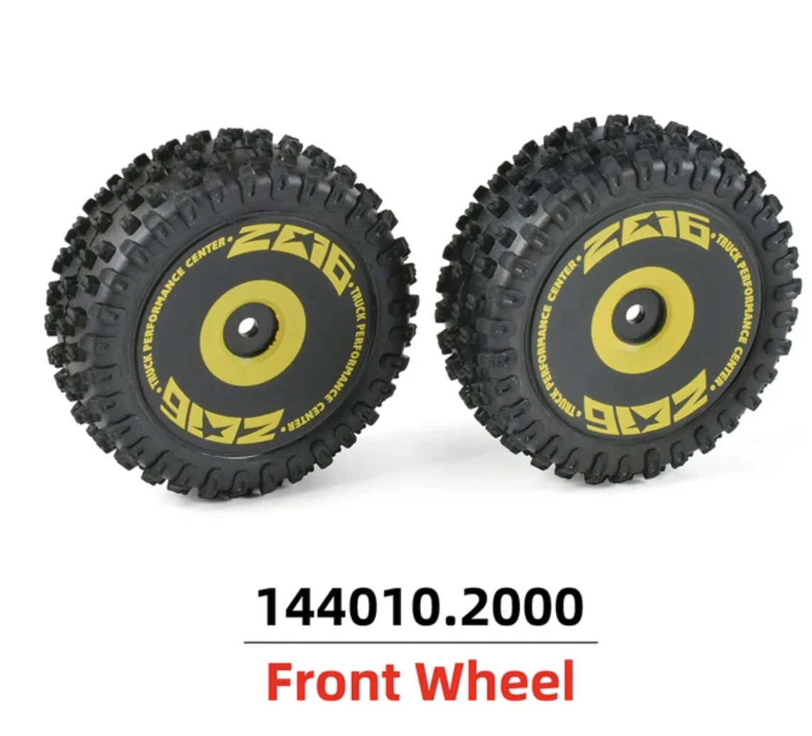 Front and Rear Wheel Tire Tyre for Wltoys 144001 144010 124016 124017 RC Car Upgrade Parts Spare Accessories