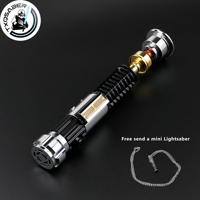 TXQSABER Replica Lightsaber Obi-Wan Series SDRGB Pixel no Blade Metal Hilt Light Saber Parts Lasersword for Adult Cosplay Toys