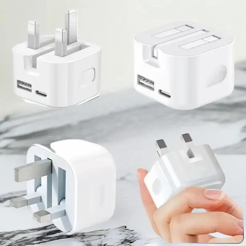 Portable GB Plug Type C Fast Charging Block High Speed Wall Charger For Smart Mobile Phones