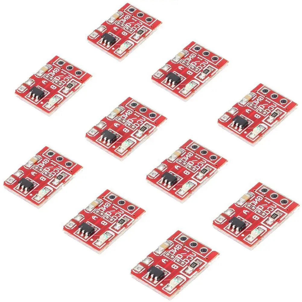 20PCS Surface Mount 2.5-5.5V Self Locking Touch Switch Sensor Capacitive Switch Touch Button Module TTP223