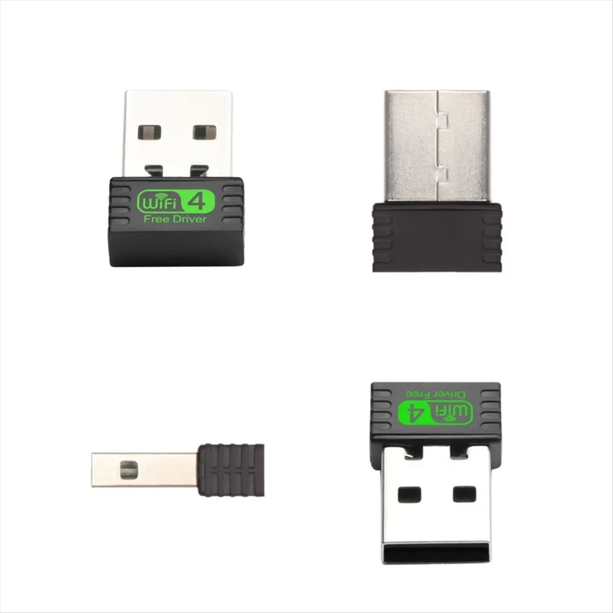 A46U 150Mbps USB WiFi Adapter Wireless Network Mini Dongle 2.4GHz Signal Reception Plug & Play for PC Laptop