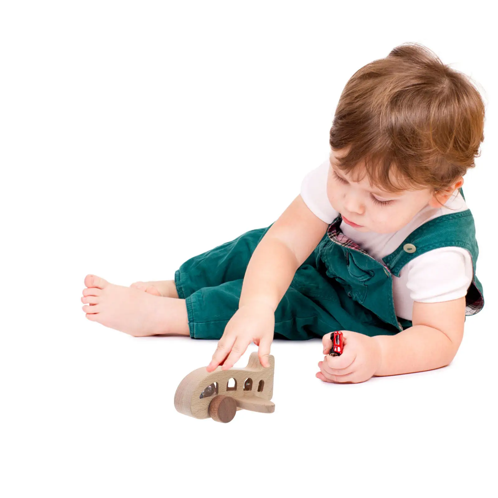 

Wooden Airplane Marbles Decorative Funny Plane for Kids Toddlers Airplane Educational Plaything for Home Decor