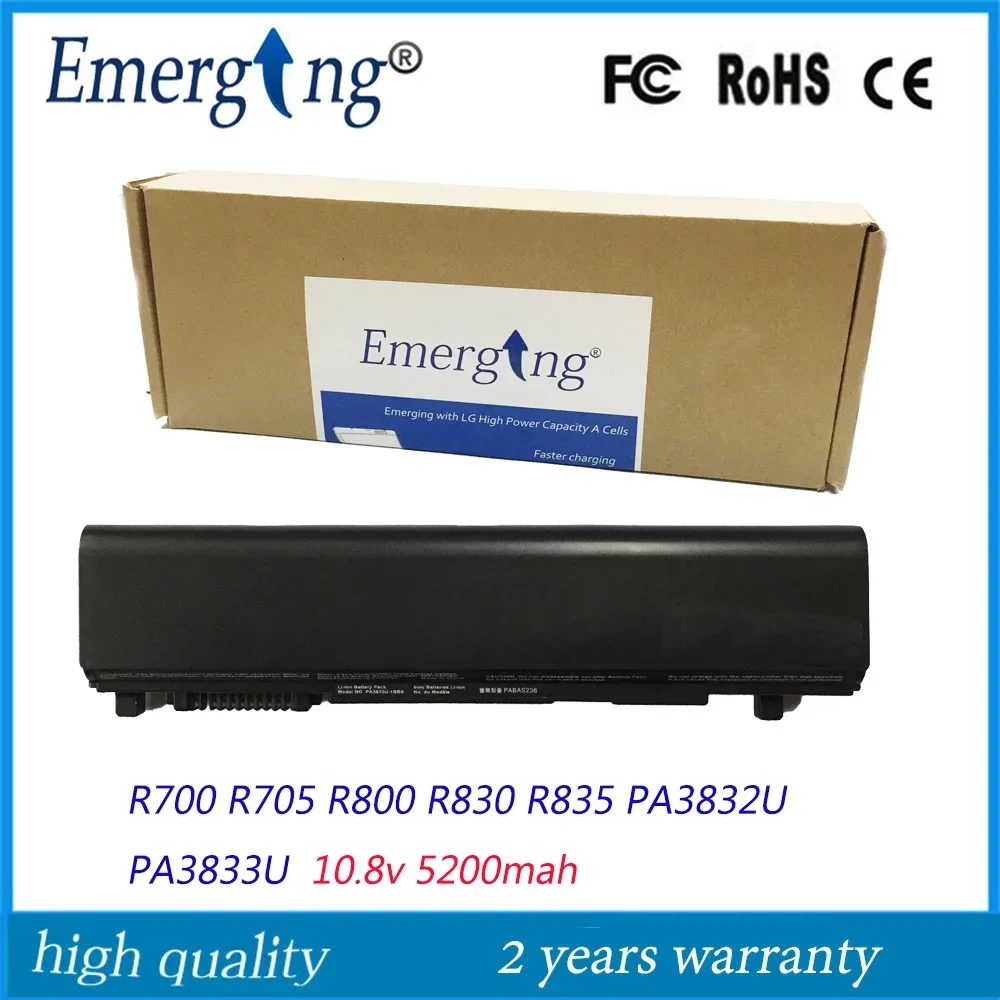 

New Laptop Battery for Toshiba Portege R700 R705 R840 PA3832U-1BRS PA3833U PA3930U-1BRS