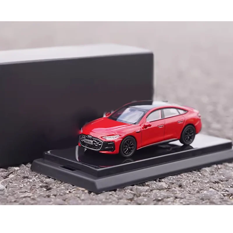 Modelo de Coche A5L Q6 de Aleación a Escala 1:64, Producto Terminado, Juguete de Simulación, Colección, Regalo, Exhibición Estática