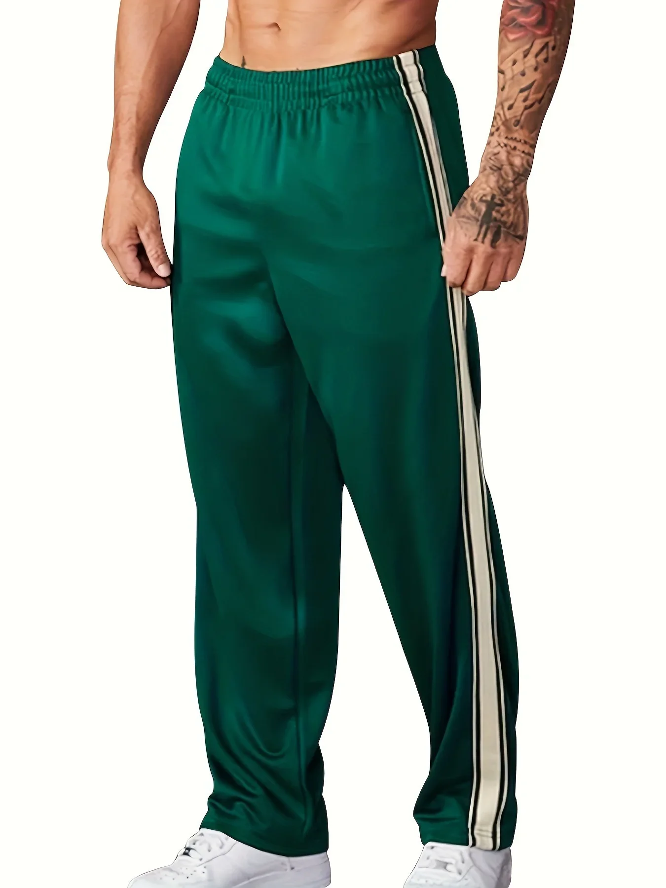

Men's Sweatpants New Autumn Winter New Sports Fitness Casual Pant joggers Gym Running Training Pants Mid Waist Drawstring Pants