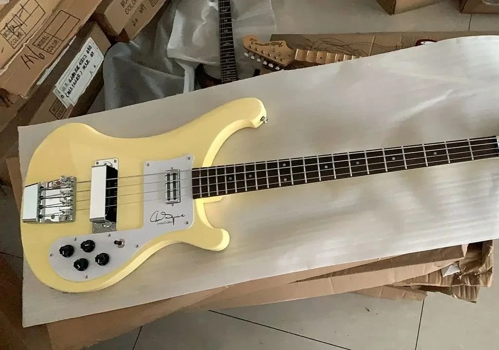 Chris Squire Signature Cream 4 Strings  Bass Guitar Rosewood Fingerboard 2026 new