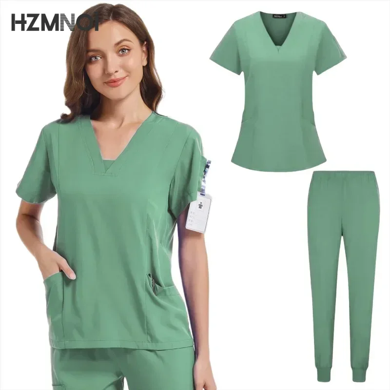 Vêtements de travail multicolores pour médecins, uniformes unisexes à manches courtes, uniformes d'infirmière de pharmacie, uniformes de proporbuccale et dentaire