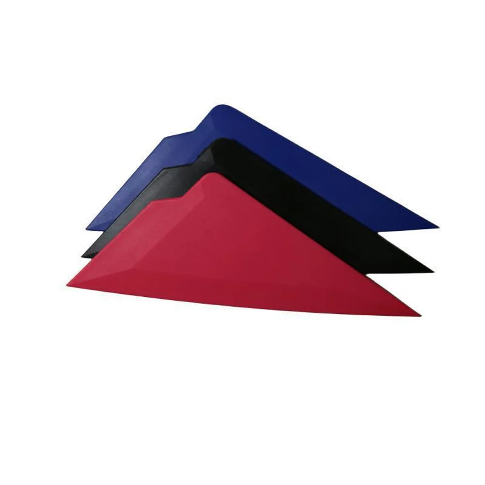 Car window film tool scraper for changing color film invisible car coating glass cleaning  triangular scraper tool wholesale