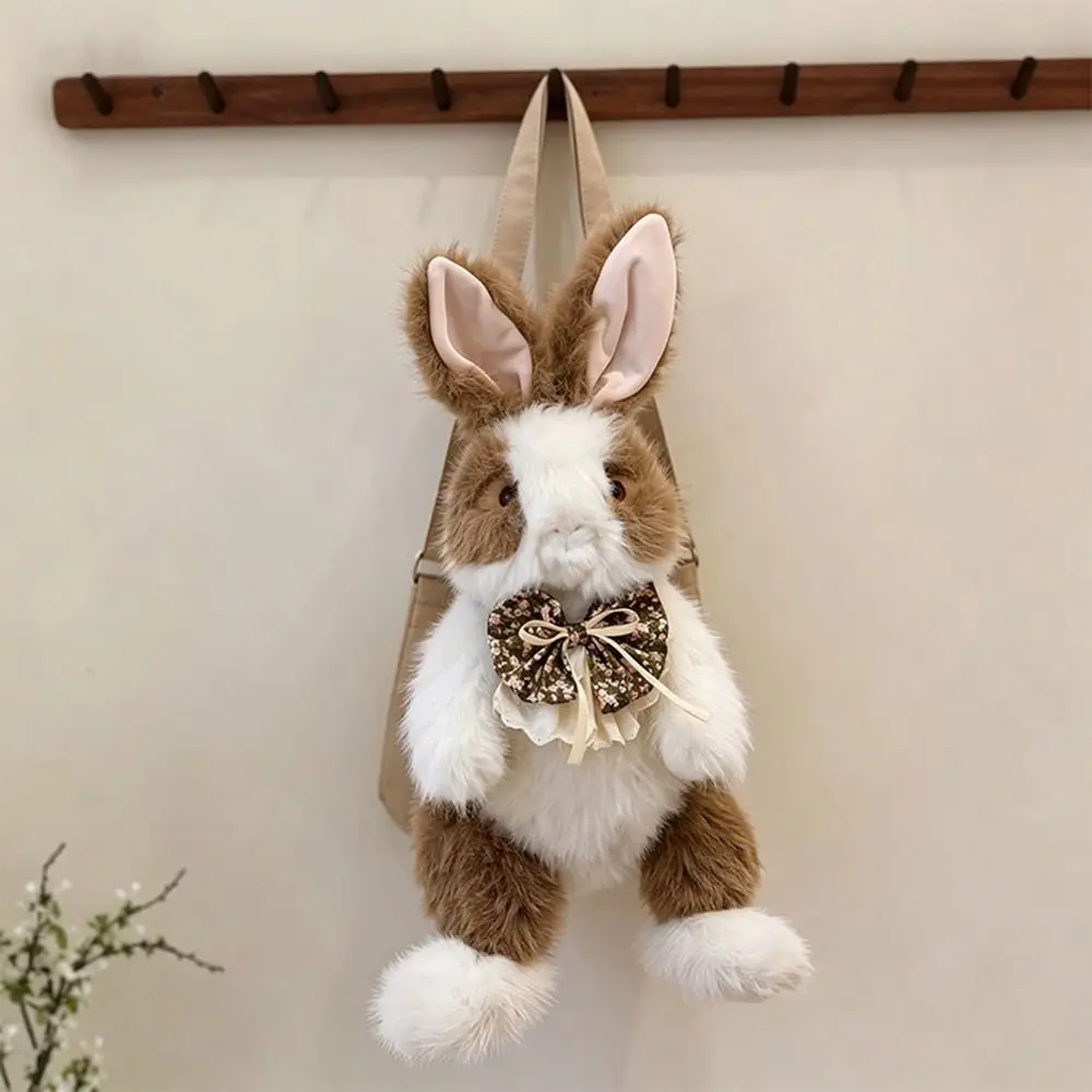 Gifts Rabbit Backpack Cute Wearable Bunny Backpack Multicolor Shoulder Straps Bunny