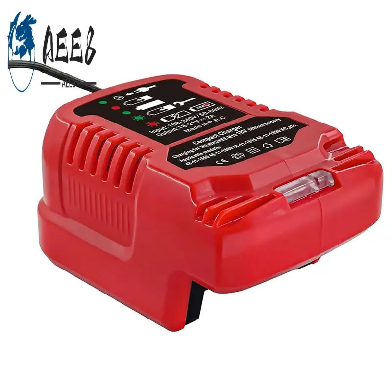 

AEE8-Replace Mini Charger For M18 18V Battery,1/4 Size Of For-Original,For 48-11-1850 48-11-1840 48-11-1815