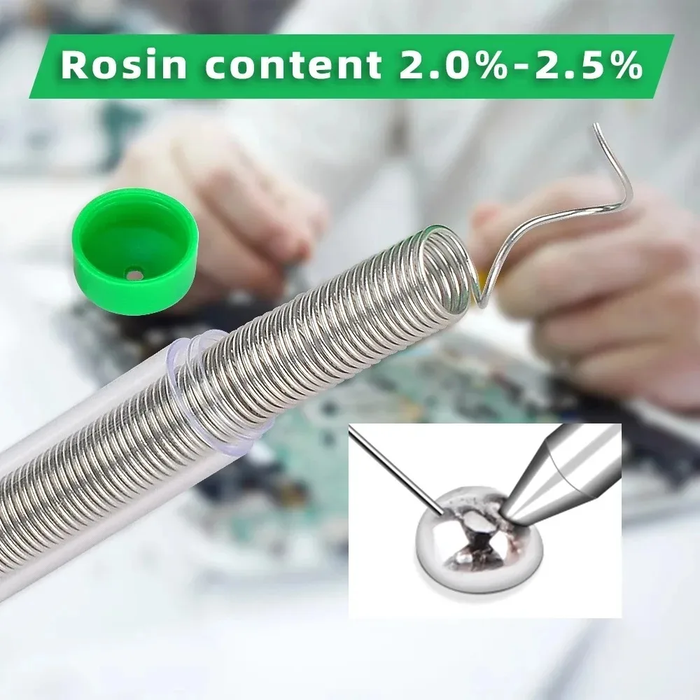 250/10G Lead Free Solder Wire Sn99.3cu0.7 0.5/0.6 0.8/1.0/1.2/1.5/2.0mm Tin Rosin Core Solder Welding Soldering Iron Repair Tool