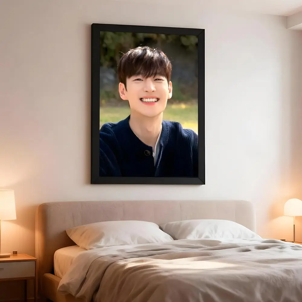 Suave Celebrity L-Lee Je Hoon Poster Artistic Instant Peel-Off Wall Decor Atmosphere Setter for Bedside & Shared Room